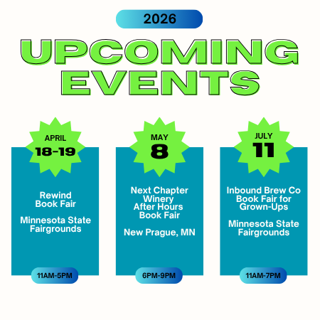 Upcoming Book Fairs: Rewind, Next Chapter Winery, and Inbound Brew's Book Fair for Grown Ups